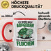 Sarkastische Schildkröte Tierliebhaber Tasse Geschenk Lustige Geschenkidee Spruch Ich Werde Die Ganze Zeit Fluchen Rot Trendation
