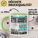 Outdoor-Fotograf Geschenk Kaffee-Tasse Geschenkidee für Outdoor-Fotograf Ich Bin Outdoor-Fotograf Ich Kann Es Dir Erklären Jedoch Nicht Für Dich Verstehen Spruch Lustig Grün Trendation