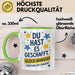 Schüler Abschluss Tasse Geschenk Lustige Geschenkidee Spruch Du Hast Es Geschafft Grün Trendation