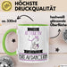 Breakdancerin Tasse Geschenk Becher Stark Attraktiv Furchtlos Breakdancerin Lustige Geschenkidee Grün Trendation