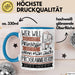 Programmiererin Tasse Geschenk Spruch Wer Will Schon Prinzessin Sein Wenn Man Auch Programmiererin Sein Kann Blau Trendation