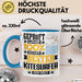 Kitesurfer Geschenk Lustiger Spruch für Kitesurfer Geschenkidee Bester Kitesurfer Der Welt Blau Trendation