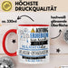 Klassik-Enthusiastin Tasse Geschenk Lustiger Spruch Bitte Erheben Sie Sich Seine Majestät Die Klassik-Enthusiastin Betritt Den Raum Rot Trendation