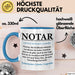 Notar Tasse Geschenkidee Notar Definition Rechtsexperte Blau Trendation