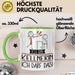 Geschenk für Kellnerin Tasse Lustige Geschenkidee Geburtstag Ich Bin Kellnerin Ich Darf Das Grün Trendation