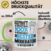 Moderator Geschenk Lustiger Spruch für Moderator Geschenkidee Bester Moderator Der Welt Grün Trendation