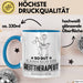 Reittherapeut Geschenk Tasse So Gut Kann Nur Ein Reittherapeut Aussehen Geschenkidee Kaffee-Becher Blau Trendation
