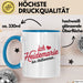 Heidemarie Tasse Geschenk Ich Bin Vollkommen Heidemarie Geschenkidee Geburtstag Blau Trendation
