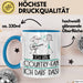 Geschenk für Country-Fan Tasse Lustige Geschenkidee Geburtstag Ich Bin Country-Fan Ich Darf Das Blau Trendation