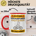 Radfahrer Tasse Geschenk Lustiger Spruch Geschenkidee für Radfahrer Achtung Hochleistungs Radfahrer Bei Der Arbeit Trendation
