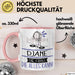 DJane Geschenk Tasse Becher Die Frau Die Allen Kann Geschenkidee für eine DJane Lustig Rosa Trendation