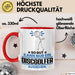 Discgolfer Geschenk Tasse So Gut Kann Nur Ein Discgolfer Aussehen Geschenkidee Kaffee-Becher Rot Trendation