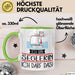 Geschenk für Seglerin Tasse Lustige Geschenkidee Geburtstag Ich Bin Seglerin Ich Darf Das Grün Trendation