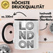 England London Tasse Geschenk Lustige Geschenkidee Spruch Schwarz Trendation