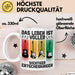 Gitarre Rockmusiker Tasse Geschenk Lustige Geschenkidee Wichtige Entscheidungen Weiß Trendation