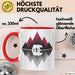 Bär Tier Liebhaber Tasse Becher Geschenk Lustige Geschenkidee Spruch Rot Trendation