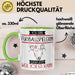 Fußballspielerin Tasse Geschenk Ich Bin Fußballspielerin Warum Weil Ich Es Kann Geschenkidee Geburtstag Grün Trendation