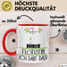 Geschenk für Flötistin Tasse Lustige Geschenkidee Geburtstag Ich Bin Flötistin Ich Darf Das Rot Trendation