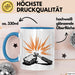 Bushcraft Fan Tasse Geschenkidee Naturfertigkeiten Liebhaber Blau Trendation