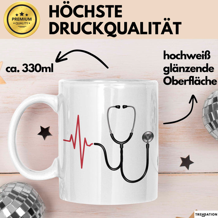 Arzt Tasse Geschenkidee Medizinischer Profi Lustiger Spruch Geschenkidee Lustig Weiß Trendation