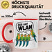 Papageien Garten Vögel Tasse Geschenk Lustige Geschenkidee Spruch Der Hat WLAN Rot Trendation