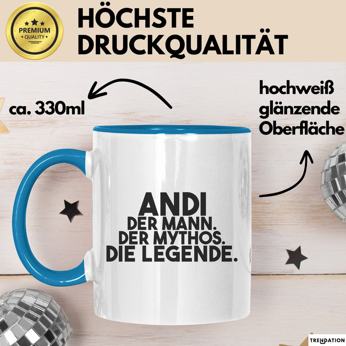 Andi Tasse Andi – Der Mann. Der Mythos. Die Legende. Geschenk