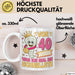 40. Geburtstag Tasse Geschenk Vor 40 Jahren War Ich Mal Die Schnellste Geschenkidee Frauen Mutter Oma Weiß Trendation