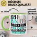 Bäckerin Ausbildung Start Geschenk Tasse Ich Bin Bäckerin In Der Ausbildung Ich Darf Das Kaffee-Becher Geschenkidee Grün Trendation