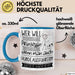 Hundeausführerin Tasse Geschenk Spruch Wer Will Schon Prinzessin Sein Wenn Man Auch Hundeausführerin Sein Kann Blau Trendation