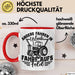 Bauer Landwirt Tasse Geschenk Andere Fahren In Den Urlaub Ich Fahre Aufs Feld Geschenkidee Bauern Kaffee-Becher Rot Trendation