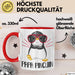 Papa Pinguin Tasse Geschenk Pinguin Liebhaber Vatertag Rot Trendation