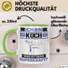 Koch Tasse Geschenk für Koch Geburtstag Lustiger Spruch Kaffee-Becher Was Ist Deine Superkraft Grün Trendation