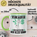 Verkäufer Tasse Geschenk für Verkäufer Der Mann Der Alles Kann Geschenkidee zum Geburtstag Grün Trendation