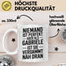 Gabriele Tasse Geschenk Niemand Ist Perfekt Gabriele Verdammt Nah Dran Geschenkidee Weiß Trendation