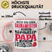 Lustige Tasse Geschenk Saunameister Papa Humorvoller Spruch Rosa Trendation