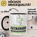 Katzenliebhaber Geschenk Tasse Ich Bin Katzenliebhaber Aber Sag Doch Einfach Superheld Lustige Geschenkdiee für Katzenliebhaber Kaffee-Becher Schwarz Trendation
