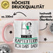 Geschenk für Raptexterin Tasse Lustige Geschenkidee Geburtstag Ich Bin Raptexterin Ich Darf Das Rosa Trendation