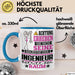 Ingenieur Geschenk Tasse Lustiger Spruch Erheben Sie Sich Der Ingenieur Betritt den Raum Blau Trendation