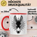 Eselbauer Esel Tier Gesicht Tasse Geschenk Lustige Geschenkidee Spruch Rot Trendation