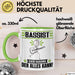 Bassist Tasse Geschenk für Bassist Der Mann Der Alles Kann Geschenkidee zum Geburtstag Grün Trendation