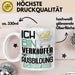 Verkäufer Ausbildung Tasse Geschenk Ich Bin Verkäufer In Der Ausbildung Ich Darf Das Geschenkidee Spruch Weiß Trendation
