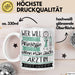 Ärztin Tasse Geschenk Spruch Wer Will Schon Prinzessin Sein Wenn Man Auch Ärztin Sein Kann Weiß Trendation