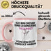 Violinist Geschenk Tasse Lustige Geschenkidee Geburtstag für Violinist Ich Bin Dieser Legendäre Violinist Von Dem Alle Geredet Haben Kaffee-Becher Rosa Trendation