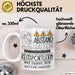 Reitsportlerin Tasse Geschenk Lustig Abstand Halten Hochleistungs-Reitsportlerin Mit Drang Zur Perfektion Bei Der Arbeit Weiß Trendation