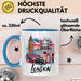 England London Tasse Geschenk Lustige Geschenkidee Spruch Blau Trendation