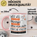 Parkour-Athletin Tasse Geschenk Spruch Wer Will Schon Prinzessin Sein Wenn Man Auch Parkour-Athletin Sein Kann Rosa Trendation