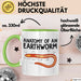 Regenwurm Tasse Geschenk Lustige Geschenkidee Spruch Anatomie Eines Regenwurms Grün Trendation