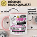 Hundesitterin Tasse Geschenk Lustiger Spruch Bitte Erheben Sie Sich Seine Majestät Die Hundesitterin Betritt Den Raum Rosa Trendation