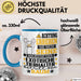 ExotischeTierhalter Geschenk Tasse Lustiger Spruch Erheben Sie Sich Der ExotischeTierhalter Betritt den Raum Blau Trendation