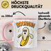 Banane Halloween Feier Tasse Geschenk Lustige Geschenkidee Spruch Boonana Rosa Trendation